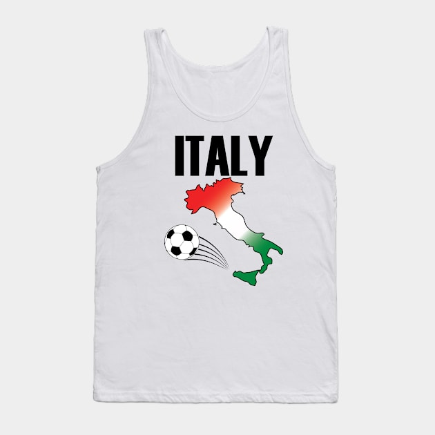 Italia Calcio Italy Soccer Tank Top by TheInkElephant